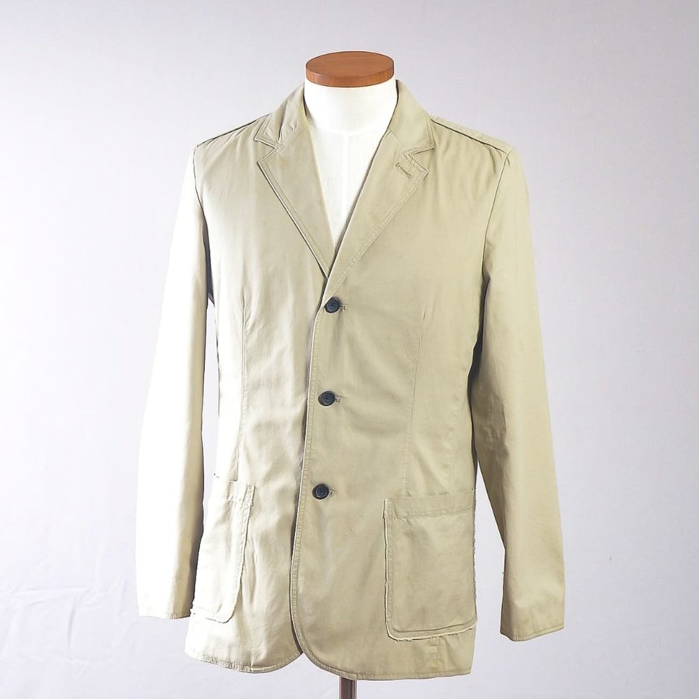 Banana Republic Men's Coat Jacket Cotton Beige M